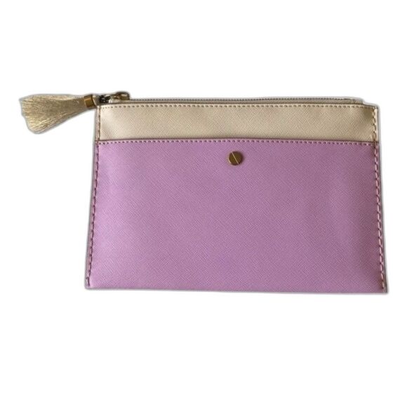 J Crew Signet Zip Pouch - Picture 1 of 9